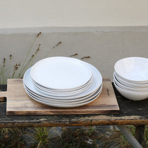 Handmade tableware sets ceramic organic shapes high quality single piece