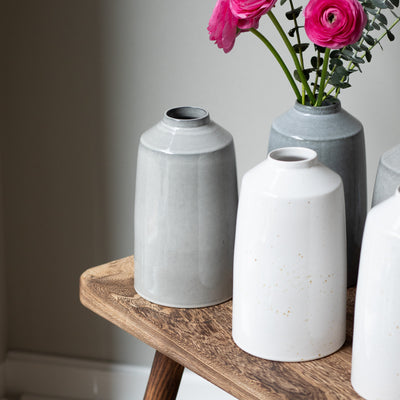 Bottle" vase Midnight Grey