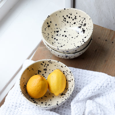 Main course bowl Black Dots