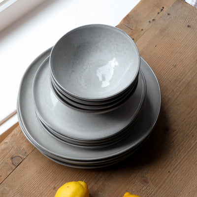Basic tableware set Midnight Grey 12-piece