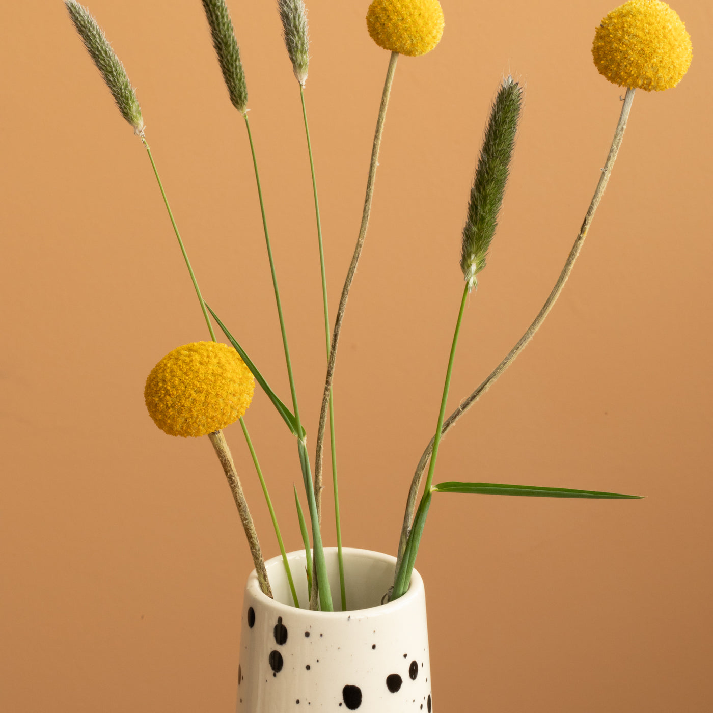 Chimney Large" vase Black Dots
