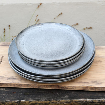 Plate set Blue Sand 8-piece