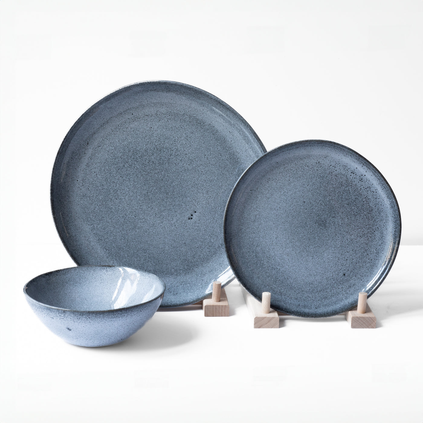 Basic tableware set Blue Sand 12-piece