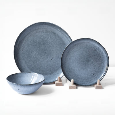 Basic tableware set Blue Sand 12-piece