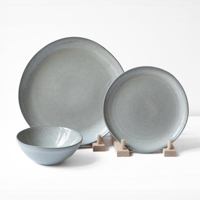 Basic tableware set Midnight Grey 12-piece