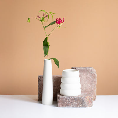 Donuts" vase Beige