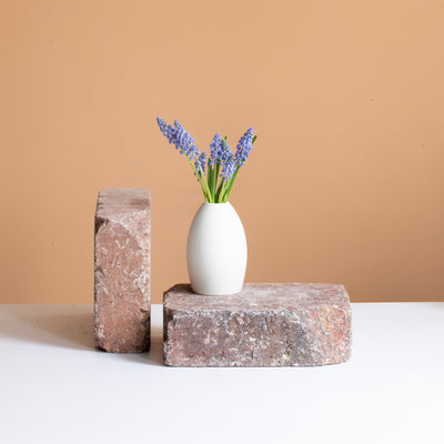 Egg" vase Beige