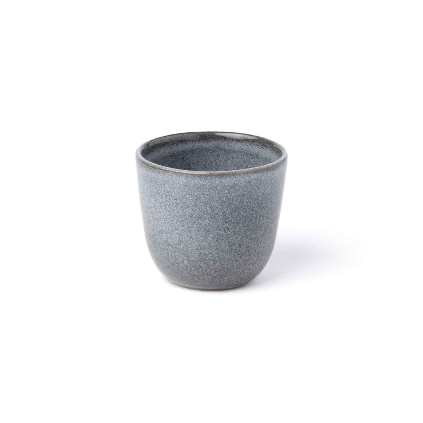 Cappuccino Mug 200 ml Blue Reactive Glaze Handmade Barista Cups