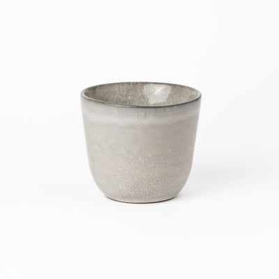 Barista Cappuccino Cup mug coffee stoneware gray glaze