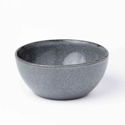 Dip Bowl Snack Bowl stoneware blue reactive glaze