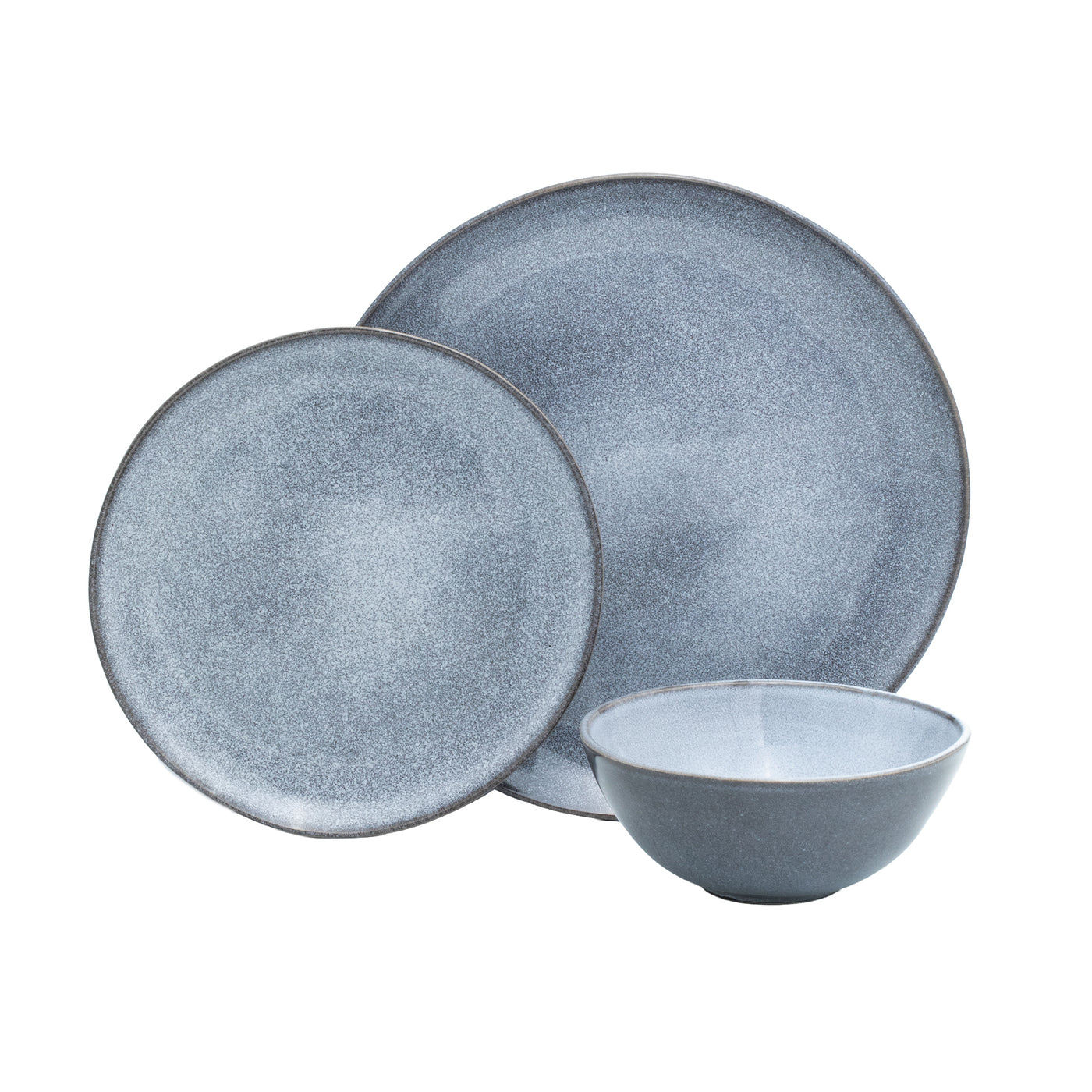Basic tableware set Blue Sand 12-piece