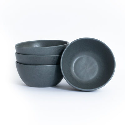 Large stackable small bowls perfect for snacks and aperitif dips against a white background
