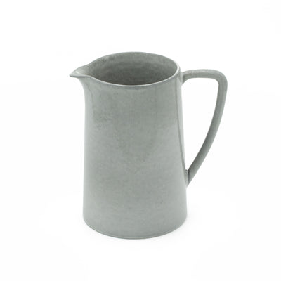 Light gray jug cropped in front of a white background
