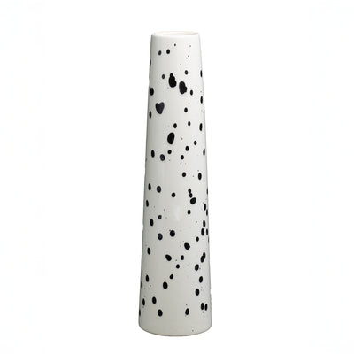 Chimney Large" vase Black Dots