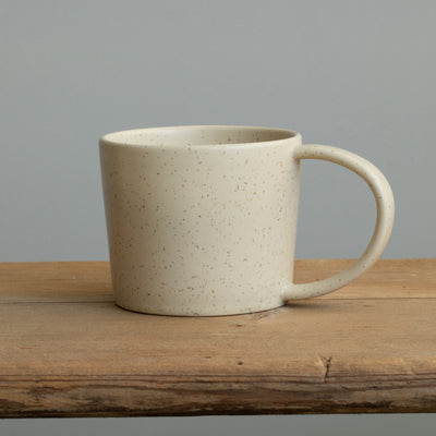 Large tea cup Speckled Beige