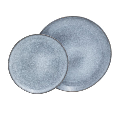 Plate set Blue Sand 8-piece