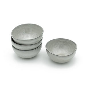 Small light gray bowl wonderful for nuts, dips or olives