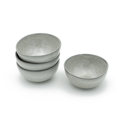 Small light gray bowl wonderful for nuts, dips or olives